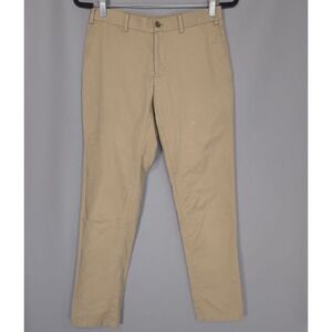 INDOCHINO Men's Pants Size 28x28 SOHO 44 Cotton‎ Slacks Trousers Tan Khaki